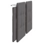 vidaXL Kopfteil-Kissen Grau 180 cm Kunstleder vidaXL Kopfteil-Kissen Grau 180 cm Kunstleder
