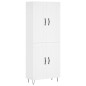 Highboard Weiß 69,5x34x180 cm Holzwerkstoff Highboard Weiß 69,5x34x180 cm Holzwerkstoff