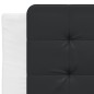 vidaXL Bettgestell mit Kopfteil Weiß und Schwarz 90x200 cm Kunstleder vidaXL Bettgestell mit Kopfteil Weiß und Schwarz 90x200 cm Kunstleder