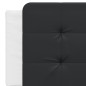 vidaXL Bettgestell mit Kopfteil Weiß und Schwarz 160x200 cm Kunstleder vidaXL Bettgestell mit Kopfteil Weiß und Schwarz 160x200 cm Kunstleder