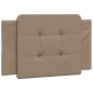 vidaXL Bettgestell mit Kopfteil Cappuccino-Braun 90x200 cm Kunstleder vidaXL Bettgestell mit Kopfteil Cappuccino-Braun 90x200 cm Kunstleder