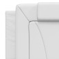 vidaXL Bett mit Matratze Weiß 160x200 cm Kunstleder vidaXL Bett mit Matratze Weiß 160x200 cm Kunstleder