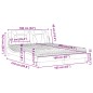 vidaXL Bett mit Matratze Weiß 160x200 cm Kunstleder vidaXL Bett mit Matratze Weiß 160x200 cm Kunstleder