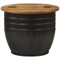 vidaXL Couchtisch Schwarz 50x39,5 cm Altholz Massiv vidaXL Couchtisch Schwarz 50x39,5 cm Altholz Massiv