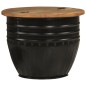 vidaXL Couchtisch Schwarz 50x39,5 cm Altholz Massiv vidaXL Couchtisch Schwarz 50x39,5 cm Altholz Massiv