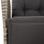 vidaXL 5-tlg. Garten-Essgruppe mit Kissen Grau Poly Rattan vidaXL 5-tlg. Garten-Essgruppe mit Kissen Grau Poly Rattan