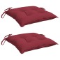vidaXL Stuhlkissen 2 Stk. Weinrot 40x40x7 cm Oxford-Gewebe vidaXL Stuhlkissen 2 Stk. Weinrot 40x40x7 cm Oxford-Gewebe