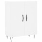 Highboard Weiß 69,5x34x180 cm Holzwerkstoff Highboard Weiß 69,5x34x180 cm Holzwerkstoff