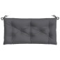vidaXL Gartenbank-Auflage Anthrazit 100x50x7 cm Oxford-Gewebe