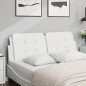 vidaXL Kopfteil-Kissen Weiß 140 cm Kunstleder vidaXL Kopfteil-Kissen Weiß 140 cm Kunstleder