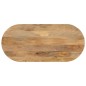 vidaXL Tischplatte 80x40x2,5 cm Oval Massivholz Mango vidaXL Tischplatte 80x40x2,5 cm Oval Massivholz Mango