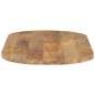 vidaXL Tischplatte 80x40x2,5 cm Oval Massivholz Mango vidaXL Tischplatte 80x40x2,5 cm Oval Massivholz Mango