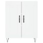Highboard Weiß 69,5x34x180 cm Holzwerkstoff Highboard Weiß 69,5x34x180 cm Holzwerkstoff