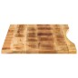 vidaXL Schreibtischplatte mit Aussparung 120x60x2,5cm Massivholz Mango vidaXL Schreibtischplatte mit Aussparung 120x60x2,5cm Massivholz Mango