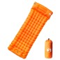 vidaXL Selbstaufblasende Isomatte mit Kissen Orange vidaXL Selbstaufblasende Isomatte mit Kissen Orange