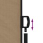 vidaXL Seitenmarkise Ausziehbar Taupe 140x300 cm vidaXL Seitenmarkise Ausziehbar Taupe 140x300 cm