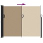 vidaXL Seitenmarkise Ausziehbar Taupe 160x300 cm vidaXL Seitenmarkise Ausziehbar Taupe 160x300 cm