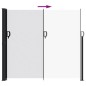 vidaXL Seitenmarkise Ausziehbar Weiß 180x300 cm vidaXL Seitenmarkise Ausziehbar Weiß 180x300 cm