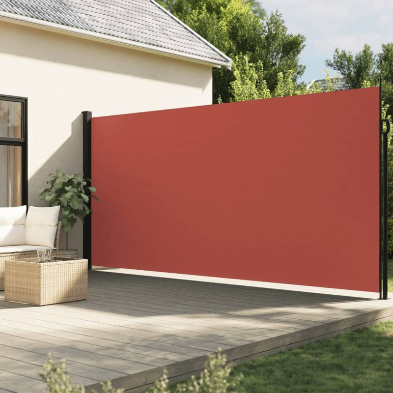 vidaXL Seitenmarkise Ausziehbar Terrakottarot 220x300 cm vidaXL Seitenmarkise Ausziehbar Terrakottarot 220x300 cm