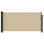 vidaXL Seitenmarkise Ausziehbar Beige 100x500 cm vidaXL Seitenmarkise Ausziehbar Beige 100x500 cm