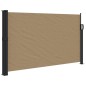vidaXL Seitenmarkise Ausziehbar Taupe 120x500 cm vidaXL Seitenmarkise Ausziehbar Taupe 120x500 cm