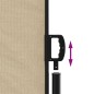 vidaXL Seitenmarkise Ausziehbar Beige 160x500 cm vidaXL Seitenmarkise Ausziehbar Beige 160x500 cm