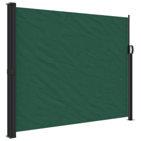 vidaXL Seitenmarkise Ausziehbar Dunkelgrün 160x500 cm