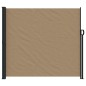 vidaXL Seitenmarkise Ausziehbar Taupe 180x500 cm vidaXL Seitenmarkise Ausziehbar Taupe 180x500 cm