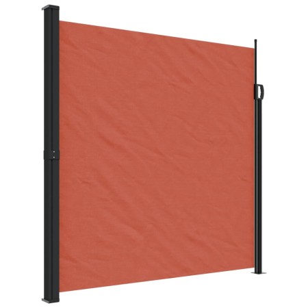 vidaXL Seitenmarkise Ausziehbar Terrakottarot 200x500 cm