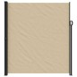 vidaXL Seitenmarkise Ausziehbar Beige 220x500 cm vidaXL Seitenmarkise Ausziehbar Beige 220x500 cm