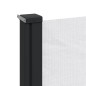 vidaXL Seitenmarkise Ausziehbar Weiß 140x600 cm vidaXL Seitenmarkise Ausziehbar Weiß 140x600 cm