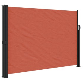 vidaXL Seitenmarkise Ausziehbar Terrakottarot 140x600 cm