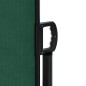 vidaXL Seitenmarkise Ausziehbar Dunkelgrün 160x600 cm vidaXL Seitenmarkise Ausziehbar Dunkelgrün 160x600 cm