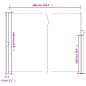vidaXL Seitenmarkise Ausziehbar Dunkelgrün 160x600 cm vidaXL Seitenmarkise Ausziehbar Dunkelgrün 160x600 cm
