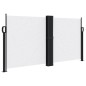 vidaXL Seitenmarkise Ausziehbar Weiß 120x600 cm vidaXL Seitenmarkise Ausziehbar Weiß 120x600 cm
