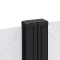 vidaXL Seitenmarkise Ausziehbar Weiß 120x600 cm vidaXL Seitenmarkise Ausziehbar Weiß 120x600 cm