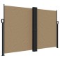 vidaXL Seitenmarkise Ausziehbar Taupe 160x600 cm vidaXL Seitenmarkise Ausziehbar Taupe 160x600 cm