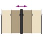 vidaXL Seitenmarkise Ausziehbar Beige 200x600 cm vidaXL Seitenmarkise Ausziehbar Beige 200x600 cm