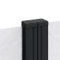 vidaXL Seitenmarkise Ausziehbar Weiß 220x600 cm vidaXL Seitenmarkise Ausziehbar Weiß 220x600 cm