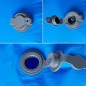 vidaXL Aufblasbare Isomatte mit Kissen Blau vidaXL Aufblasbare Isomatte mit Kissen Blau