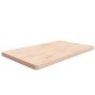 vidaXL Waschtischplatte 100x60x4 cm Massivholz Unbehandelt vidaXL Waschtischplatte 100x60x4 cm Massivholz Unbehandelt