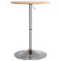 vidaXL Bartisch Ø50x89,5 cm Massivholz Eiche vidaXL Bartisch Ø50x89,5 cm Massivholz Eiche