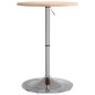 vidaXL Bartisch Ø50x89,5 cm Massivholz Eiche vidaXL Bartisch Ø50x89,5 cm Massivholz Eiche