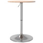 vidaXL Bartisch Ø50x89,5 cm Massivholz Eiche vidaXL Bartisch Ø50x89,5 cm Massivholz Eiche