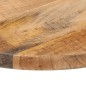 vidaXL Tischplatte Ø 50x2,5 cm Rund Raues Massives Mangoholz vidaXL Tischplatte Ø 50x2,5 cm Rund Raues Massives Mangoholz