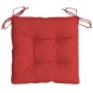 vidaXL Stuhlkissen 2 Stk. Rot 40x40x7 cm Oxford-Gewebe vidaXL Stuhlkissen 2 Stk. Rot 40x40x7 cm Oxford-Gewebe