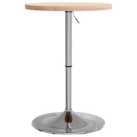 vidaXL Bartisch Ø50x90,5 cm Massivholz Eiche