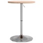 vidaXL Bartisch Ø50x90,5 cm Massivholz Eiche vidaXL Bartisch Ø50x90,5 cm Massivholz Eiche