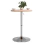 vidaXL Bartisch Ø50x90,5 cm Massivholz Eiche vidaXL Bartisch Ø50x90,5 cm Massivholz Eiche