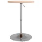 vidaXL Bartisch Ø50x90,5 cm Massivholz Eiche vidaXL Bartisch Ø50x90,5 cm Massivholz Eiche